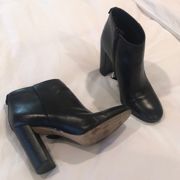Sam Edelman Black Ankle Boots - Picture 1 of 6